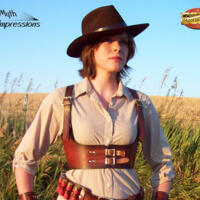 Leather Steampunk Under Bust Harness